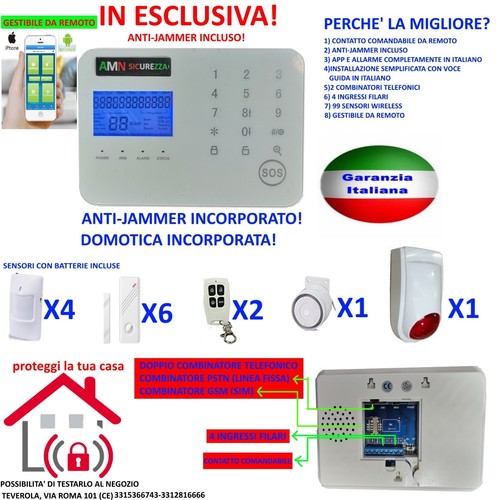 Kit antifurto allarme per - allarme,