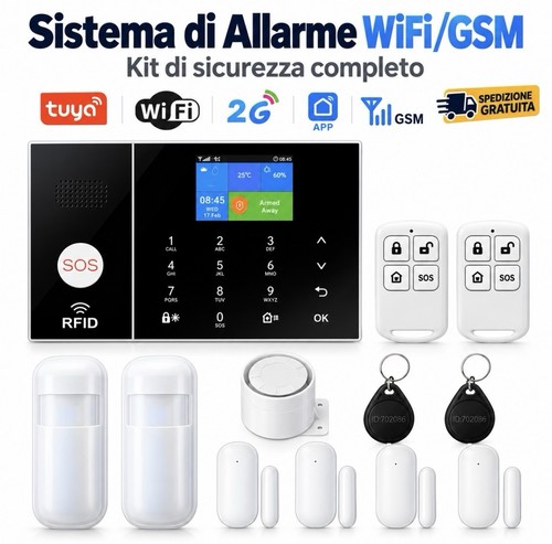 Kit allarme casa sistema - allarme,