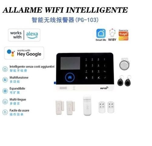 Allarme wifi intelligente - allarme, kit
