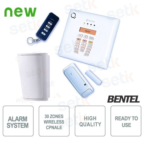 Kit antifurto wireless bentel - kit,