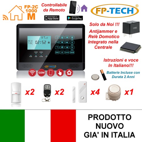 Antifurto allarme touch screen - allarme,